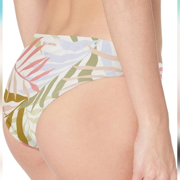 Billabong Tropic Jungle Lowrider Reversible Bikini Bottoms  - Picture 4 of 9